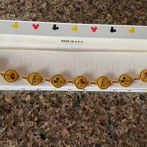 Vintage Mickey Mouse Family Bracelet NEVER worn